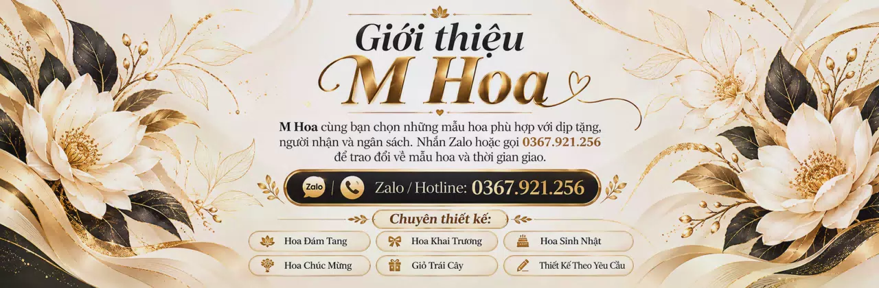 Ảnh bìa Shop hoa tươi Xã Tân Điền Đồng Tháp - Gửi hoa đẹp, trao lời thương